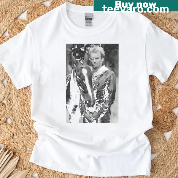 Nostalgic T-shirt featuring The Police Zenyatta Mondatta Tour 1980