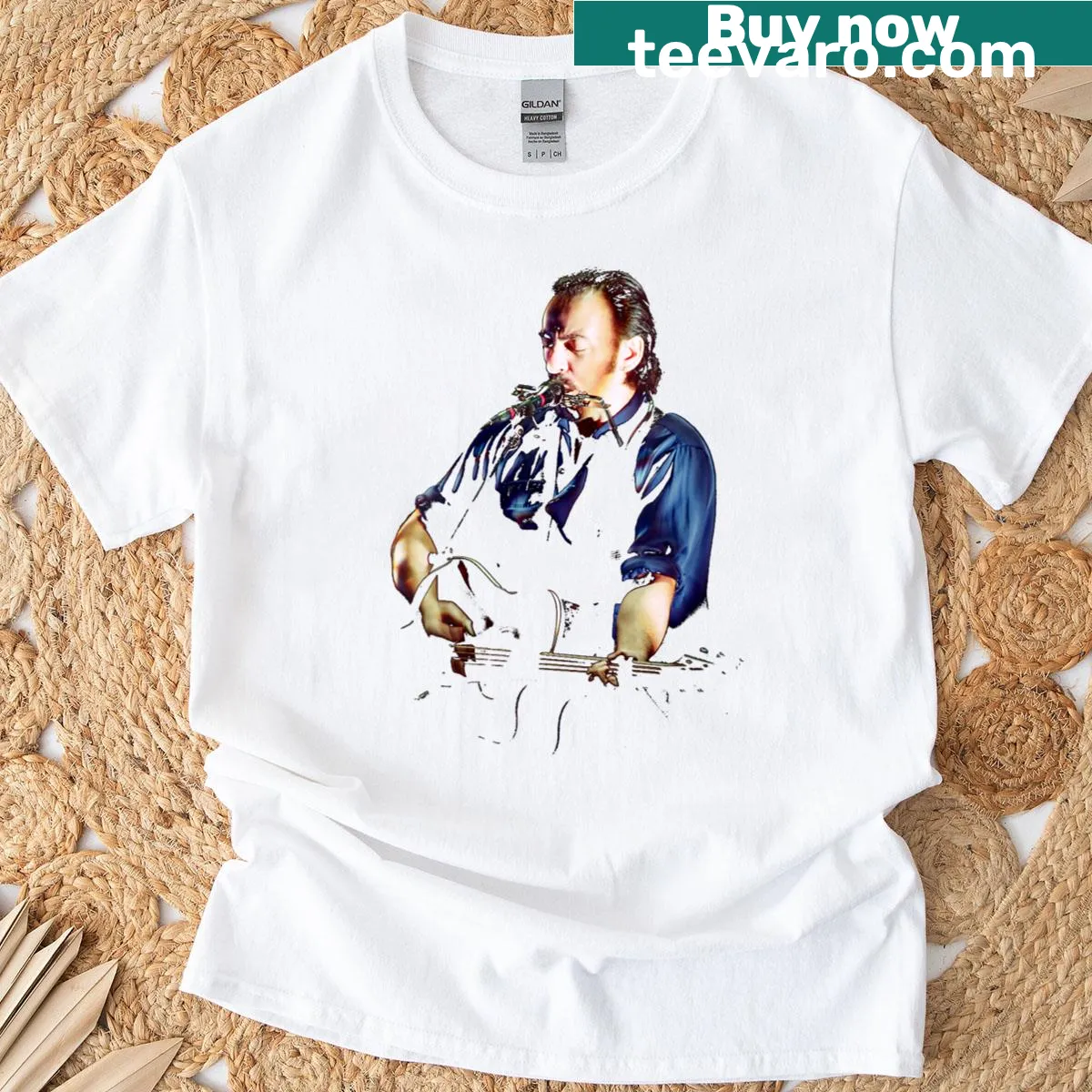 Bruce Springsteen World Tour t-shirt for women — on a men's t-shirt