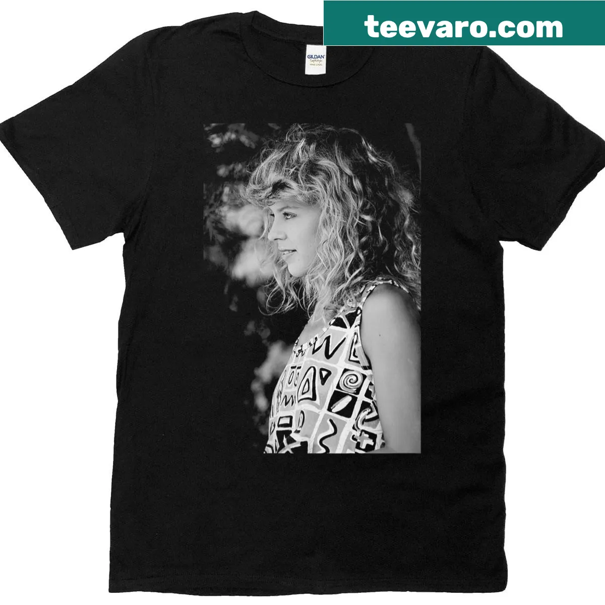 T-shirt featuring Kylie Minogue as Charlene Mitchell from Neighbours — on a men's t-shirt