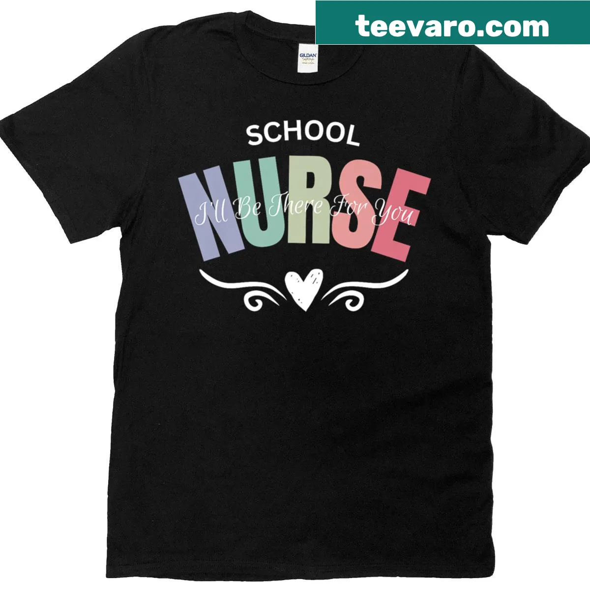 Inspirational Nurse Life graphic on a T-shirt for school nurses — on a men's t-shirt