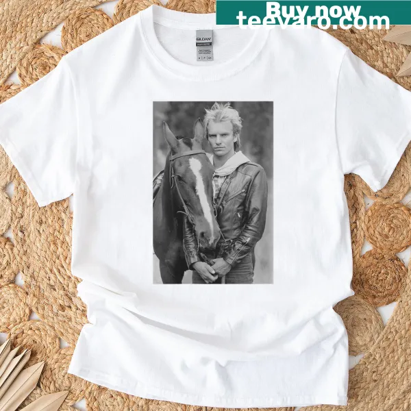 Nostalgic t-shirt featuring a photo from The Police's tour