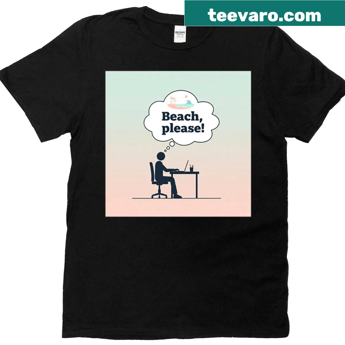 Playful typography 'Zero Sleep Vibes' graphic tee for Gen Z — on a men's t-shirt