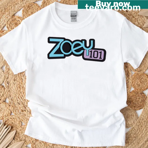 Hand-lettered graphic of Zoey 101 for an oversized T-shirt