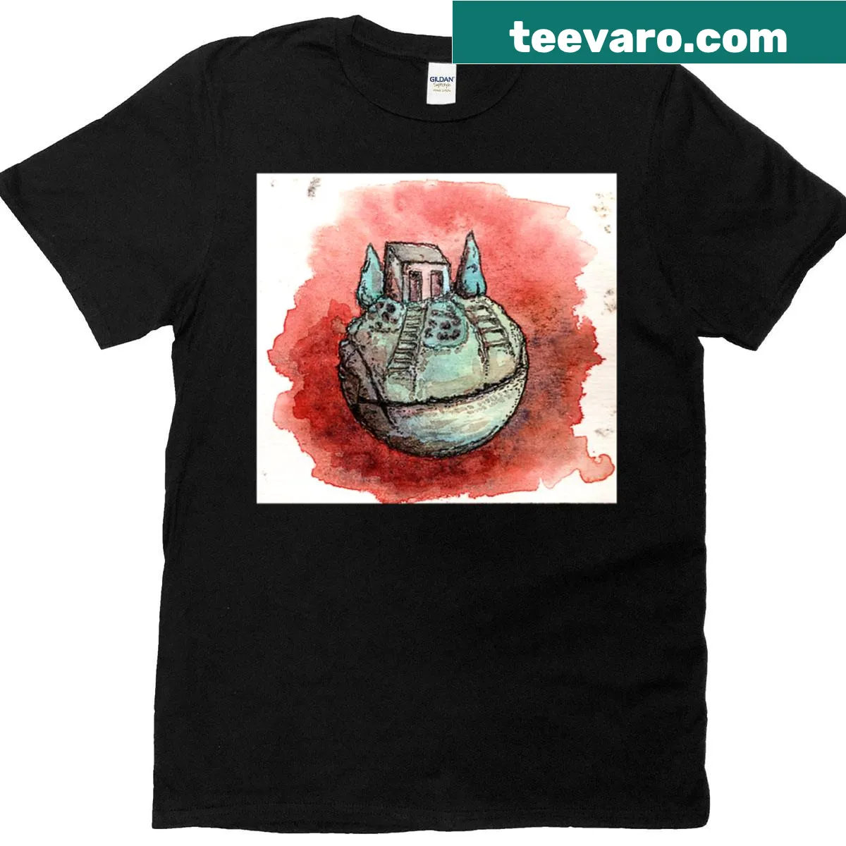 T-shirt featuring a global design celebrating diversity — on a men's t-shirt