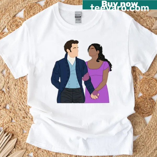 Hand-lettered romantic T-shirt celebrating Anthony and Kate
