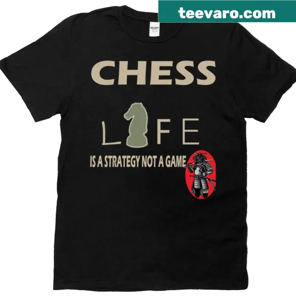 Chess-themed T-shirt celebrating strategy with playful text