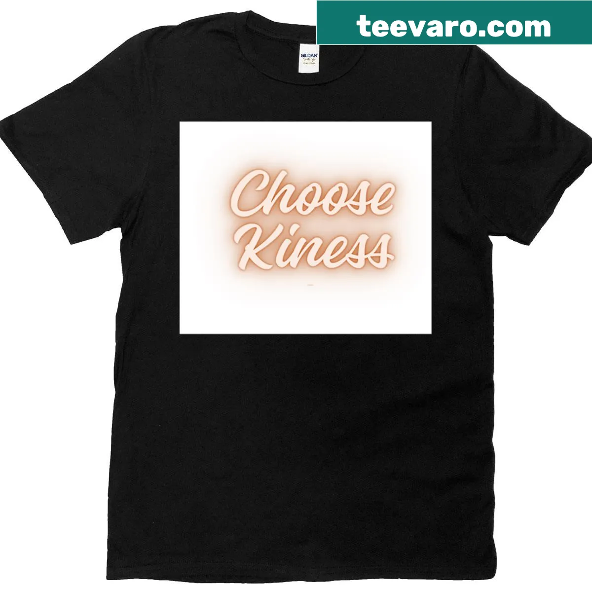 Inspirational T-shirt with 'Choose Kindness Make It A Way Of Life' — on a men's t-shirt