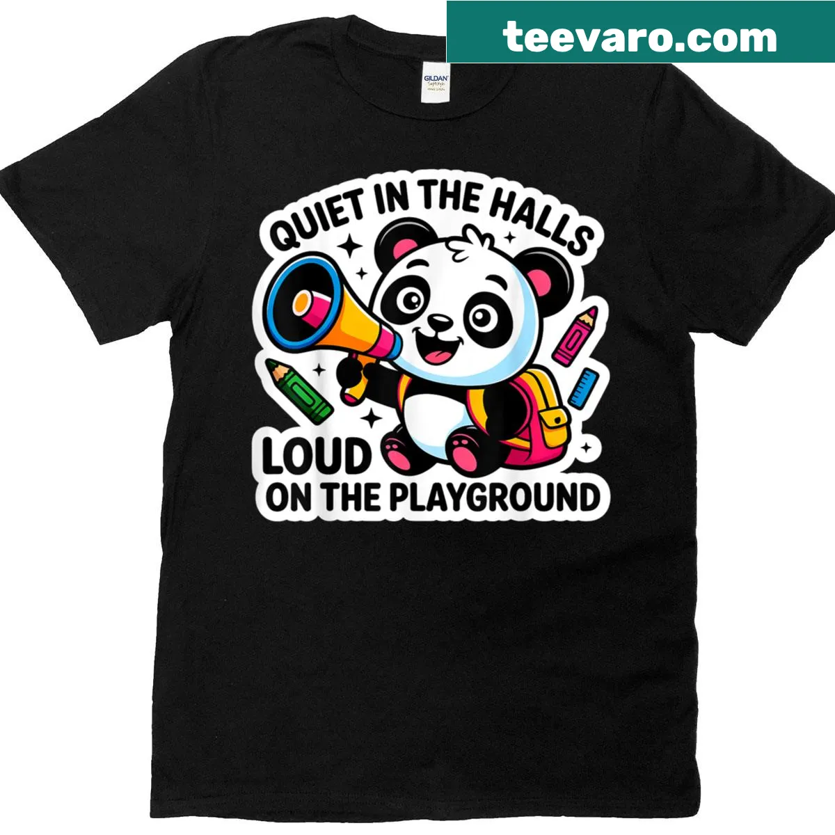 Cute first school day graphic t-shirt for kids — on a men's t-shirt