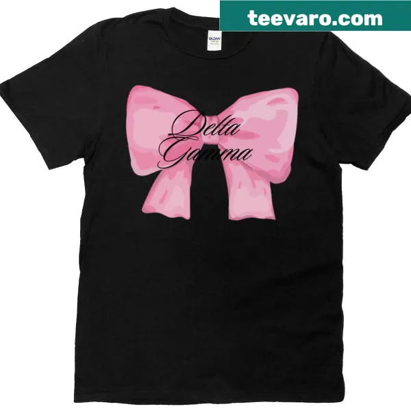 Delta Gamma Greek letters T-shirt for sorority members