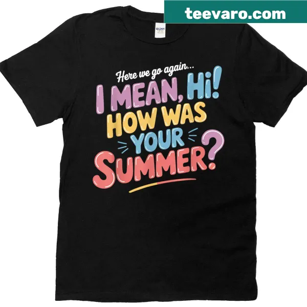 Funny teacher saying graphic on a casual t-shirt