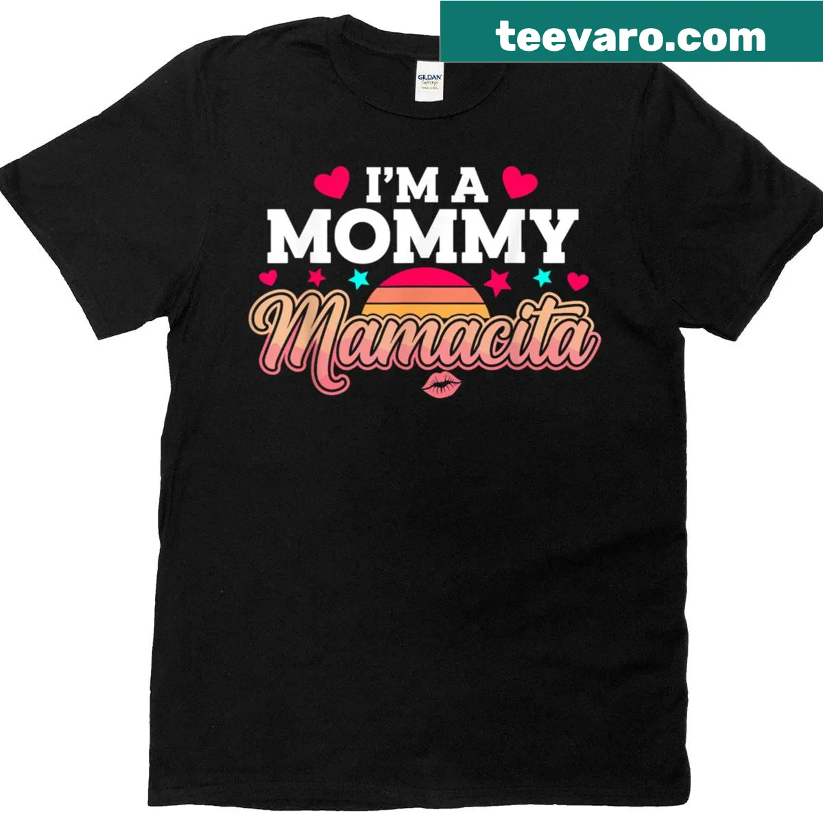 Funny T-shirt celebrating Latina moms with an island quote — on a men's t-shirt