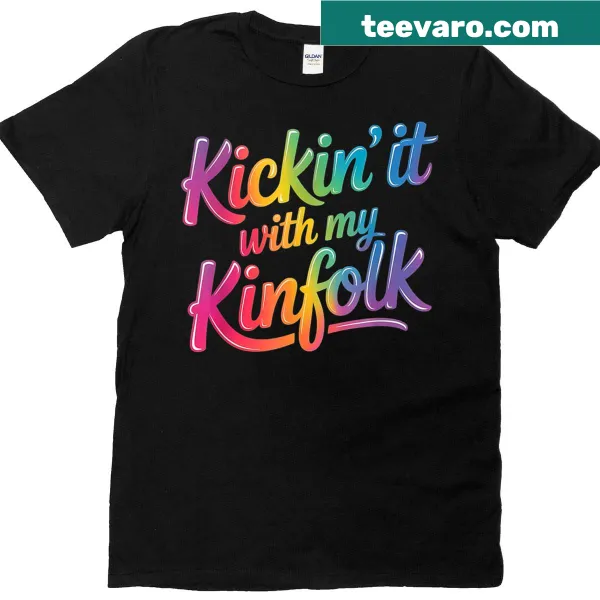 Funny family reunion t-shirt with kinfolk phrase