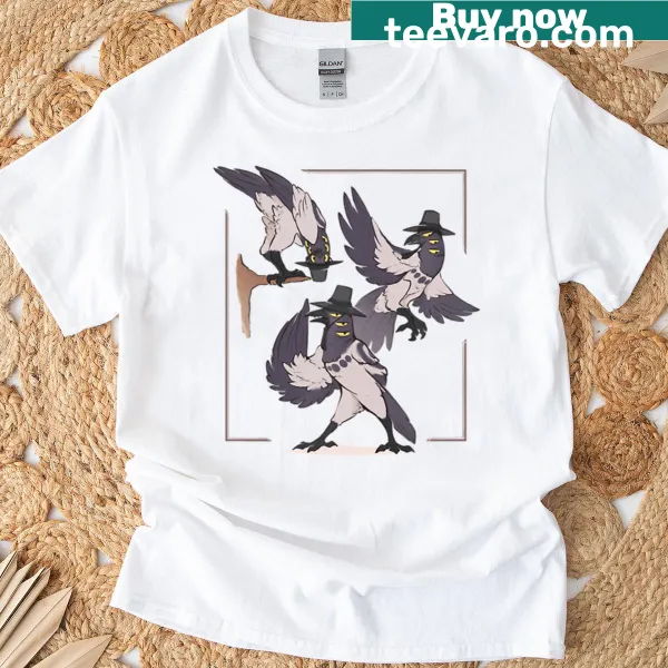 Kpop-themed t-shirt featuring demon hunters illustration