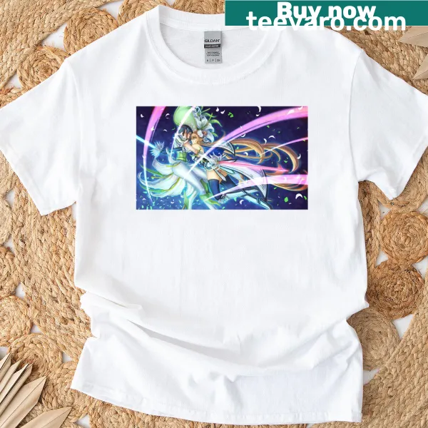 Illustration of musketeers and jewels on t-shirt