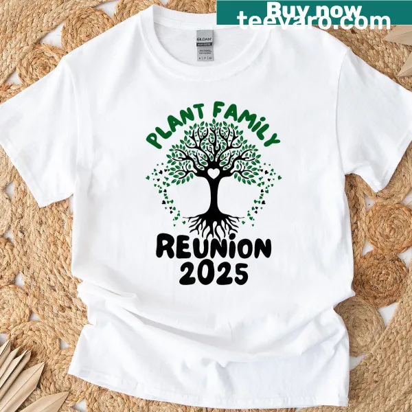 Funny nature lovers shirt with whimsical plant graphic and text