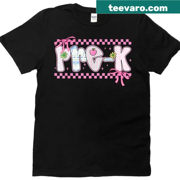 Cute preschool t-shirt with a coquette bow design