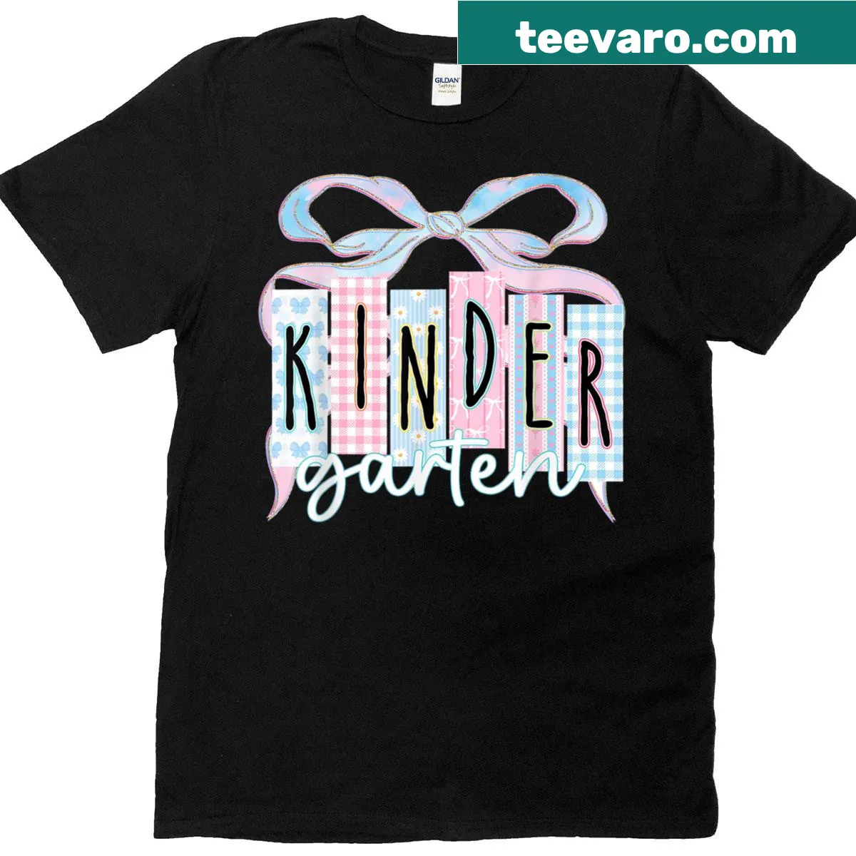 Vintage-style T-shirt featuring a retro bow design for teachers — on a men's t-shirt