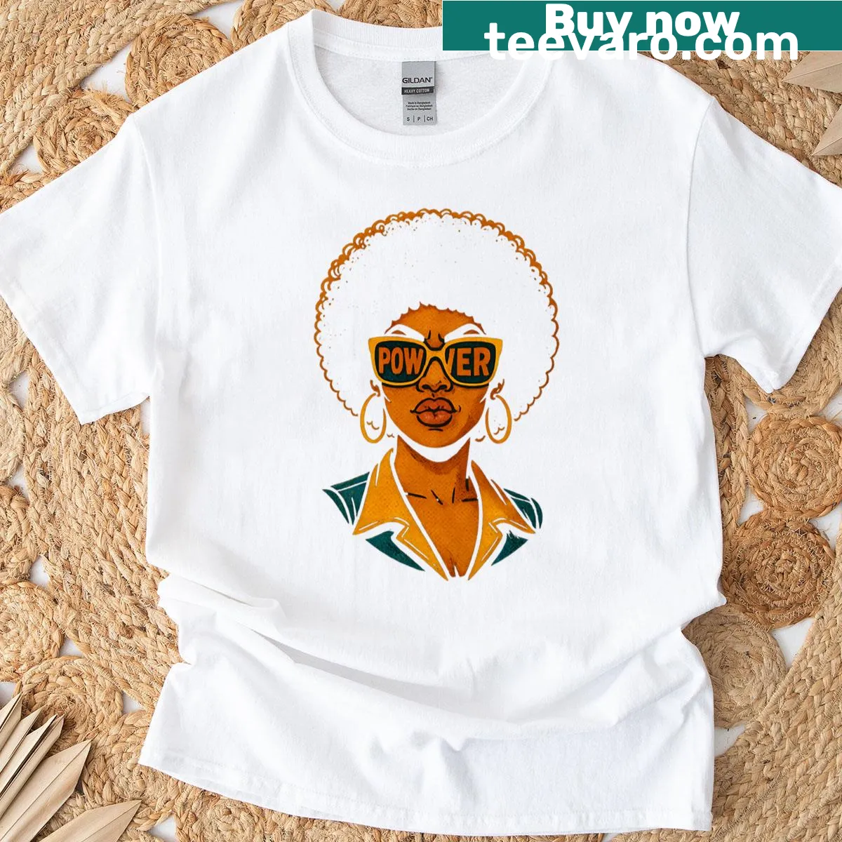 Pop art design celebrating soul music on t-shirt — on a men's t-shirt