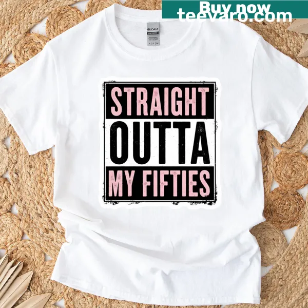 Fun typography shirt for a woman's 60th birthday celebration
