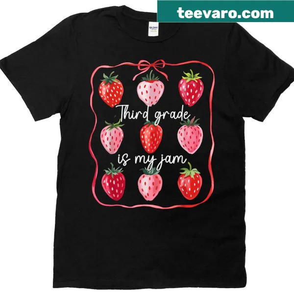 Cheerful T-shirt celebrating Third Grade with a fun design