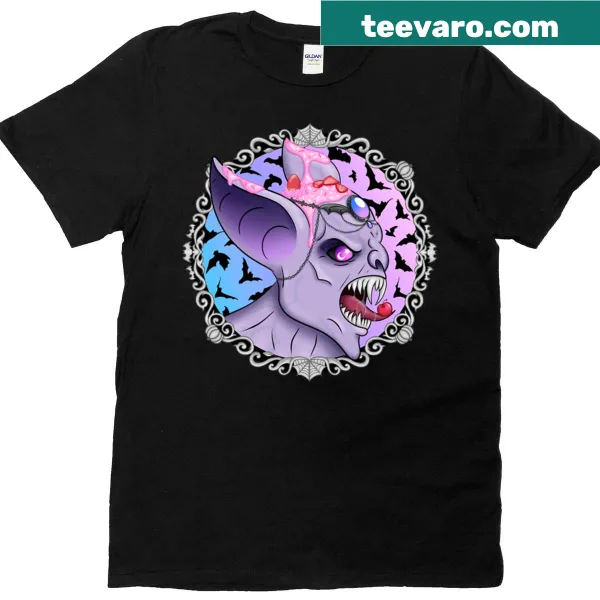Pastel Vampire Lord illustration on playful T-shirt