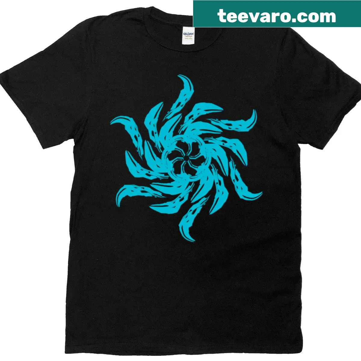 T-shirt emphasizing water as the source of life — on a men's t-shirt