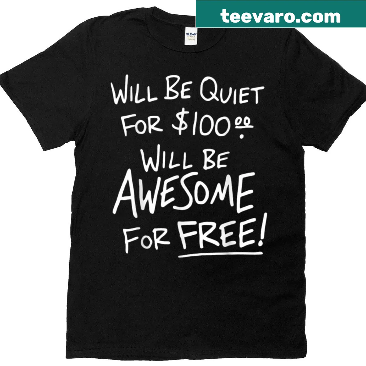 Funny saying graphic on a T-shirt — on a men's t-shirt