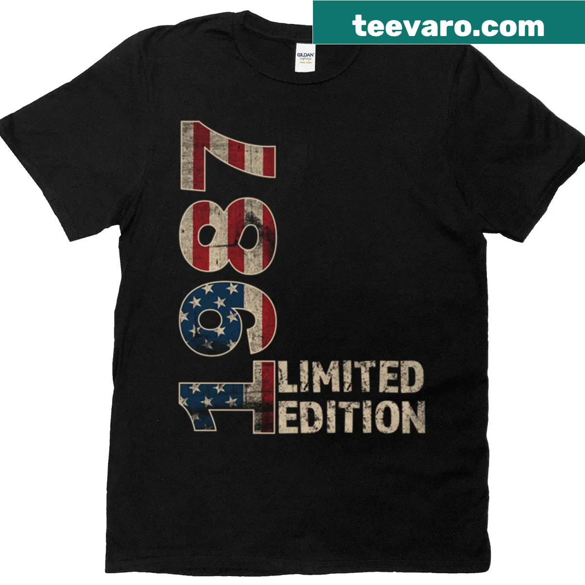 Vintage distressed tee celebrating 38th birthday born in 1987 — on a men's t-shirt