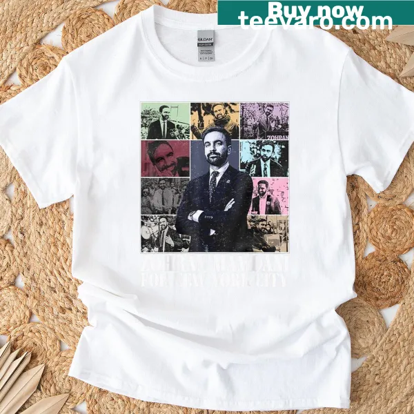 Vintage Zohran for NYC Mayor 2025 graphic t-shirt