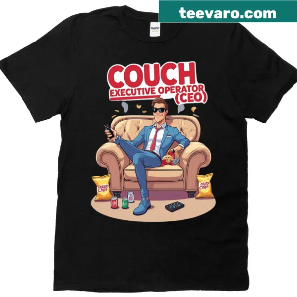 Funny CEO Couch Executive Operator T-shirt