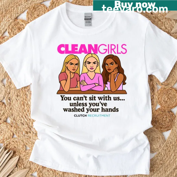 Playful t-shirt with a humorous hygiene saying