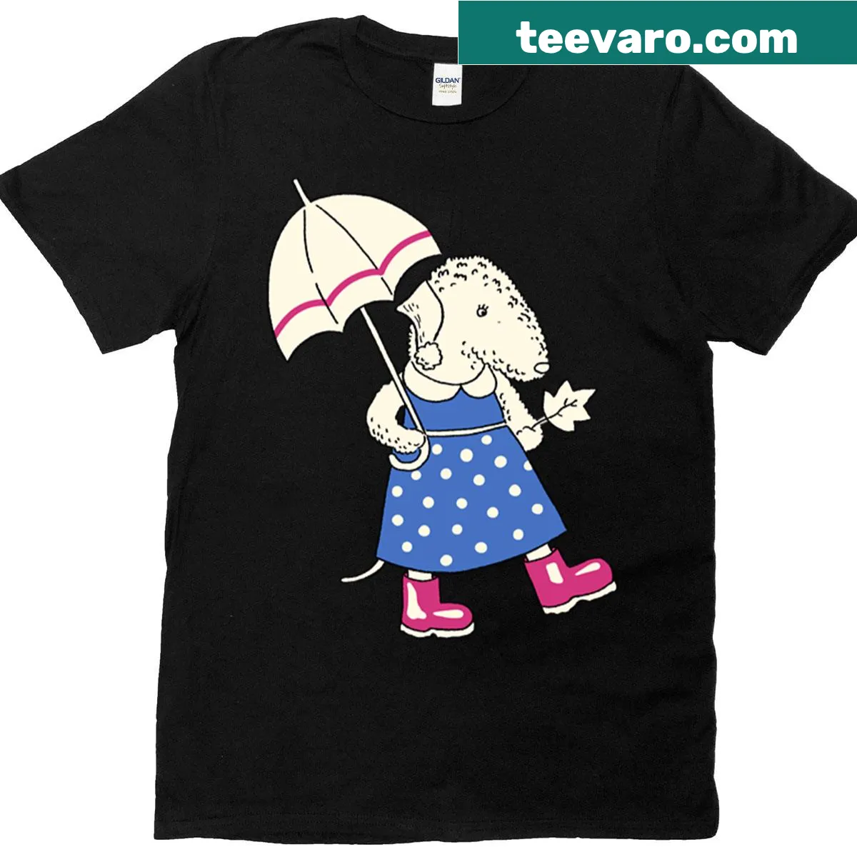 Illustration of a cute Bedlington Terrier on T-shirt — on a men's t-shirt