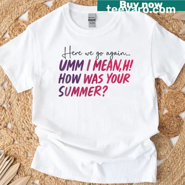 Teacher T-shirt with summer greeting message