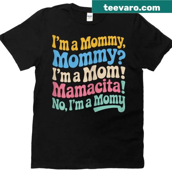 Funny retro t-shirt for moms with cute text