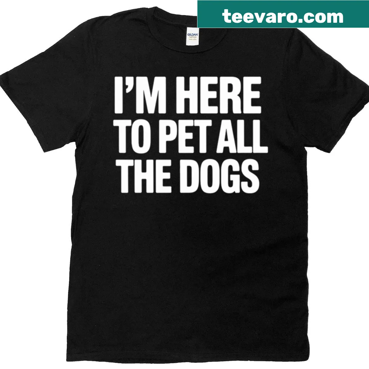 Playful dog lover t-shirt with fun graphic — on a men's t-shirt