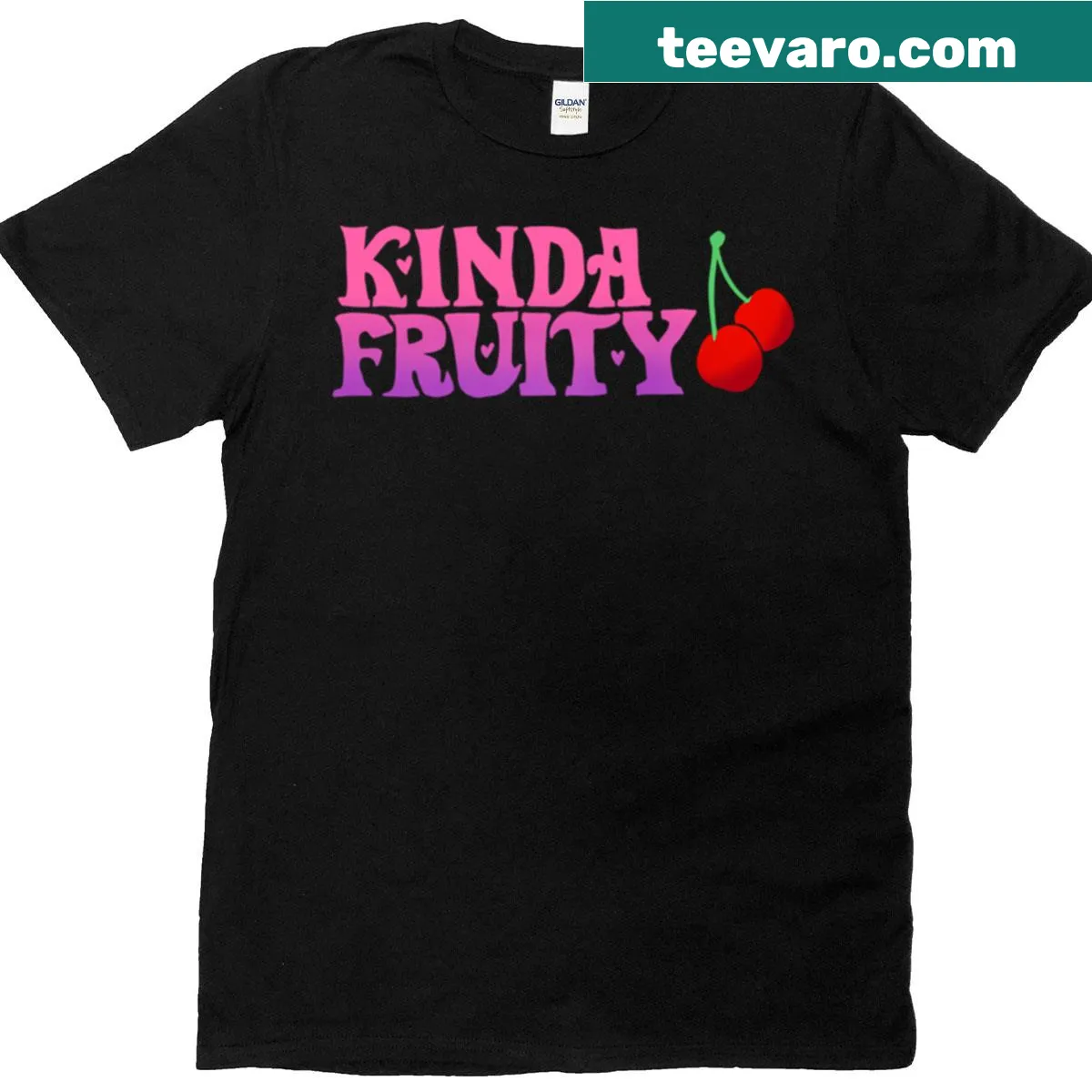 T-shirt featuring fruity cherries celebrating pride — on a men's t-shirt