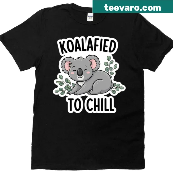 Playful koala T-shirt with a cartoon design for kids
