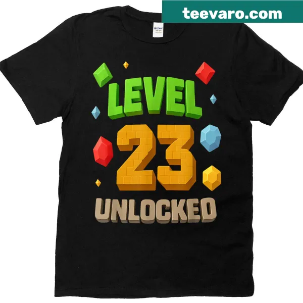 Playful T-shirt for a 23rd birthday celebration