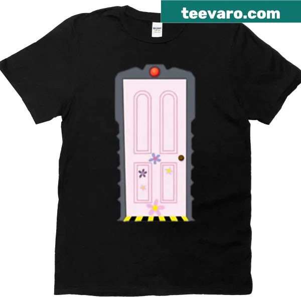 Oversized T-shirt featuring Boo's door from Monsters Inc