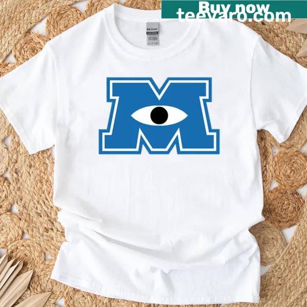 Monsters Inc T-shirt featuring the iconic logo from the film.