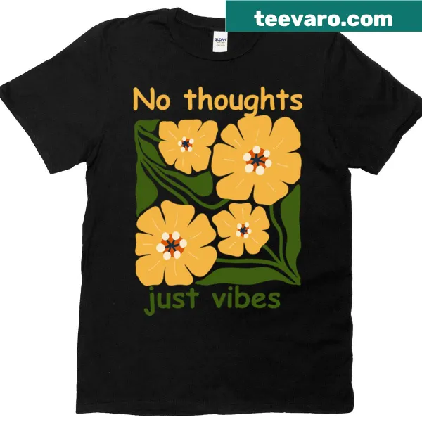 T-shirt with a playful phrase about vibes