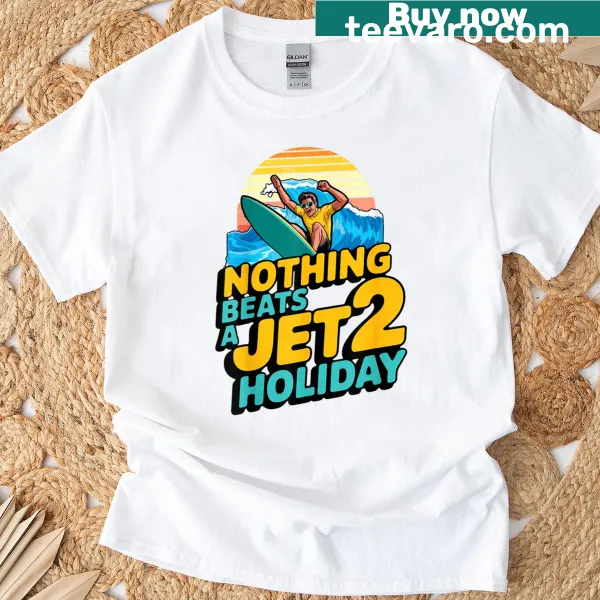 T-shirt with summer holiday design emphasizing travel and fun