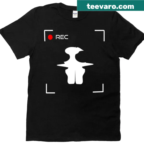 Bold typography design saying 'Record On' on a t-shirt