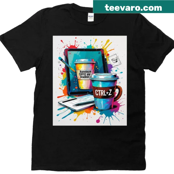Funny oversized t-shirt with a work productivity quote