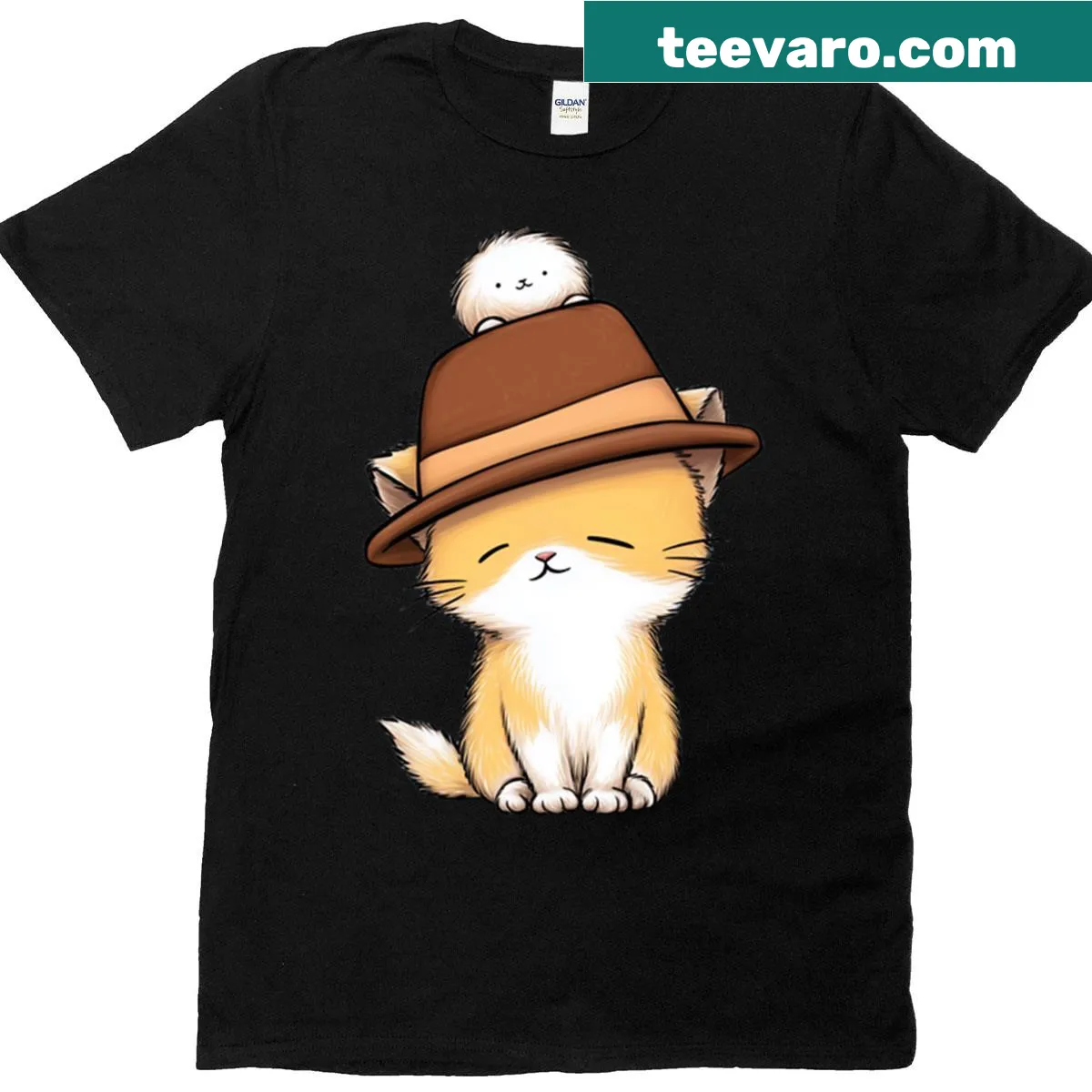 Whimsical design of a Sorrel Puffmantle on a T-shirt — on a men's t-shirt