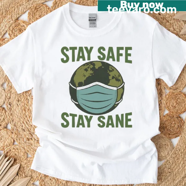 Oversized T-shirt with a hand-lettered health awareness message