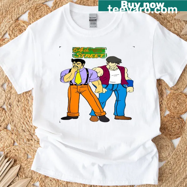 Minimalist T-shirt with bold text referencing 64th Street