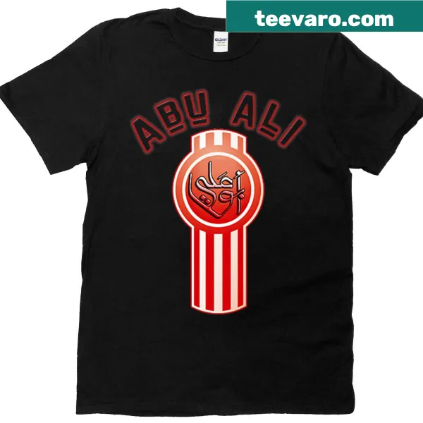 Stylish Abu Ali t-shirt with a culinary-themed design