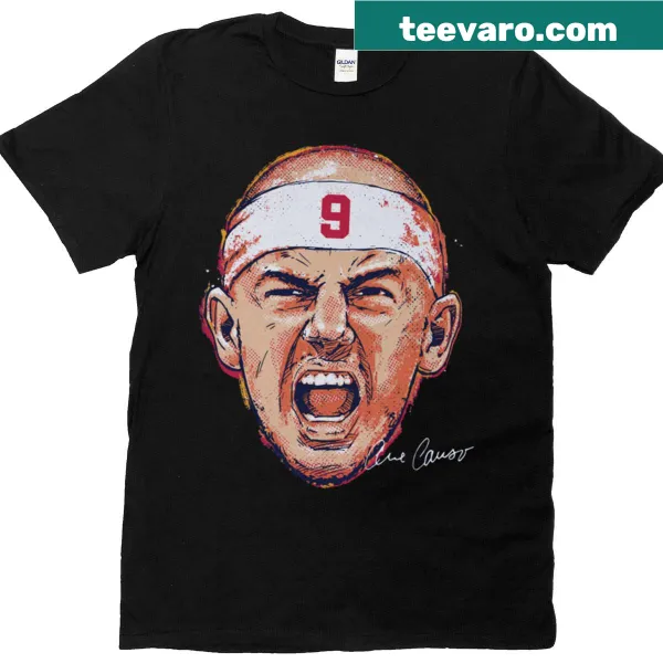 Alex Caruso t-shirt featuring a dynamic sports illustration