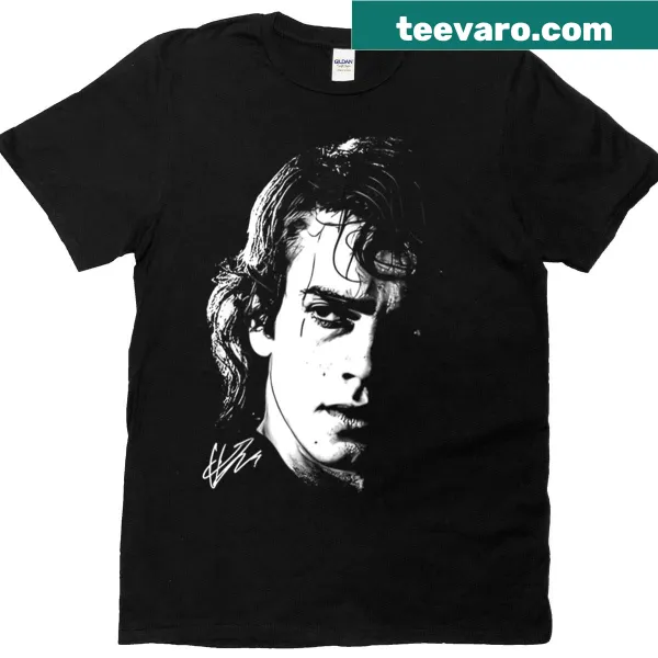 Anakin Skywalker illustration from Star Wars on T-shirt